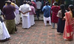 മൂന്നാംഘട്ട തദ്ദേശ തിരഞ്ഞെടുപ്പ്: നാല് ജില്ലകളില്‍ പോളിങ് തുടങ്ങി