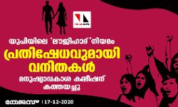 യുപിയിലെ ലൗജിഹാദ് നിയമം: പ്രതിഷേധവുമായി വനിതകള്‍; മനുഷ്യാവകാശ കമ്മീഷന് കത്തയച്ചു
