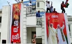 പാലക്കാട് നഗരസഭയിലെ ജയ് ശ്രീ രാം ബാനര്‍; ബിജെപി പ്രവര്‍ത്തകര്‍ക്കെതിരെ രാജ്യദ്രോഹ കുറ്റം ചുമത്തണം: എസ്ഡിപിഐ