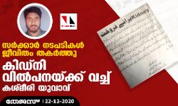 സര്‍ക്കാര്‍ നടപടികള്‍ ജീവിതം തകര്‍ത്തു;    കിഡ്‌നി വില്‍പനയ്ക്ക് വച്ച് കശ്മീരി യുവാവ്