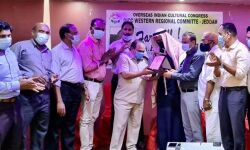 ജിദ്ദ ഒഐസിസി: എ പി കുഞ്ഞാലി ഹാജിയ്ക്ക് യാത്രയയപ്പ് നല്‍കി