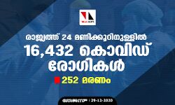 เดฐเดพเดเตเดฏเดคเตเดคเต 24 เดฎเดฃเดฟเดเตเดเตเดฑเดฟเดจเตเดณเตเดณเดฟเดฒเตโ 16,432 เดเตเดตเดฟเดกเต เดฐเตเดเดฟเดเดณเตโ; 252 เดฎเดฐเดฃเด เดฐเดพเดเตเดฏเดคเตเดคเต 24 เดฎเดฃเดฟเดเตเดเตเดฑเดฟเดจเตเดณเตเดณเดฟเดฒเตโ 16,432 เดเตเดตเดฟเดกเต เดฐเตเดเดฟเดเดณเตโ; 252 เดฎเดฐเดฃเด