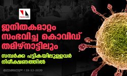 ജനിതകമാറ്റം സംഭവിച്ച കൊവിഡ് തമിഴ്‌നാട്ടിലും; സമ്പര്‍ക്ക പട്ടികയിലുള്ളവര്‍ നിരീക്ഷണത്തില്‍