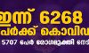 ഇന്ന് 6268 പേര്‍ക്ക് കൊവിഡ്; 5707 പേര്‍ രോഗമുക്തി നേടി