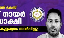സ്വര്‍ണക്കടത്ത്: എന്‍ ഐ എ കുറ്റപത്രം സമര്‍പ്പിച്ചു;സ്വപ്‌നയും സരിത്തും പ്രതികള്‍;സന്ദീപ് നായര്‍ മാപ്പു സാക്ഷി