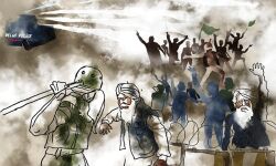 കര്‍ഷകര്‍ക്ക് ഐക്യദാര്‍ഢ്യം: മാനാഞ്ചിറയില്‍  നൂറോളം  ചിത്രകാരന്‍മാരുടെ പ്രതിരോധവര