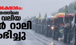 കർഷക പ്രക്ഷോഭം: ഇന്ത്യാ ചരിത്രത്തിലെ ഏറ്റവും വലിയ ട്രാക്ടർ റാലി ആരംഭിച്ചു
