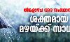 തിങ്കളാഴ്ച വരെ സംസ്ഥാനത്ത് ശക്തമായ മഴയ്ക്ക് സാധ്യത