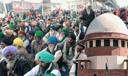 സമരക്കാരുടെ വാദം അന്യായം; കാര്‍ഷികനിയമങ്ങള്‍ പിന്‍വലിക്കാനാവില്ലെന്ന് കേന്ദ്രം സുപ്രീംകോടതിയില്‍