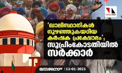 ഖാലിസ്ഥാനികൾ നുഴഞ്ഞുകയറിയ കർഷക പ്രക്ഷോഭം; സുപ്രിംകോടതിയിൽ സർക്കാർ