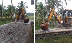 നിര്‍മാണത്തില്‍ അഴിമതി: പരപ്പനങ്ങാടിയില്‍ പണി പൂര്‍ത്തിയാക്കി ഒരു മാസത്തിനുള്ളില്‍ റോഡ് പൊളിച്ചുനീക്കി