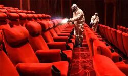 തിയ്യറ്ററുകള്‍ തുറക്കുന്നതിന്റെ ഭാഗമായി എന്‍സിസി കേഡറ്റുകളുടെ ബോധവത്കരണം