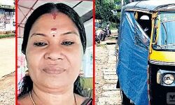 ഓട്ടോ മറിഞ്ഞ് വനിതാ ഡ്രൈവര് മരിച്ചു ഓട്ടോ മറിഞ്ഞ് വനിതാ ഡ്രൈവര് മരിച്ചു