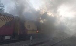 മംഗളൂരു  തിരുവനന്തപുരം മലബാര്‍ എക്‌സ്പ്രസില്‍ തീപിടുത്തം; ആളപായമില്ല