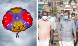 കോവളം ഹവ ബീച്ചിലെ പാരാസെയ്ലിങ് കടകംപള്ളി സുരേന്ദ്രന് ഉദ്ഘാടനം ചെയ്തു കോവളം ഹവ ബീച്ചിലെ പാരാസെയ്ലിങ് കടകംപള്ളി സുരേന്ദ്രന് ഉദ്ഘാടനം ചെയ്തു