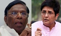 കിരണ്‍ ബേദിയെ തിരിച്ചുവിളിക്കണമെന്ന് പുതുച്ചേരി മുഖ്യമന്ത്രി