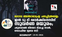 ഗോവ അന്താരാഷ്ട്ര ചലച്ചിത്രമേള: ഇന്‍ ടു ദി ഡാര്‍ക്ക്‌നെസിന് സുവര്‍ണ മയൂരം; ഷൂവോണ്‍ ലിയോ മികച്ച നടന്‍, സോഫിയ സ്റ്റവേ നടി