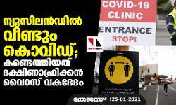 ന്യൂസിലന്‍ഡില്‍ വീണ്ടും കൊവിഡ്; കണ്ടെത്തിയത് ദക്ഷിണാഫ്രിക്കന്‍ വൈറസ് വകഭേദം