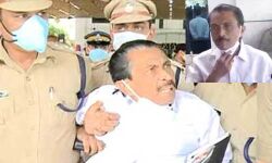 മുഖ്യമന്ത്രിയുടെ കേരള പര്യടന പരിപാടിക്കെത്തിയ കോണ്‍ഗ്രസ് നേതാവ് അറസ്റ്റില്‍