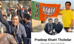 കര്‍ഷകരെ ആക്രമിച്ചത് ബിജെപി പ്രവര്‍ത്തകര്‍;  ചിത്രം പങ്കുവച്ച് ധ്രുവ് രതീ