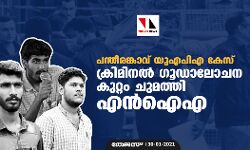 പന്തീരങ്കാവ് യുഎപിഎ കേസ്: ക്രിമിനൽ ​ഗൂഡാലോചന കുറ്റം ചുമത്തി എൻഐഎ