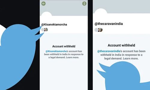 കര്‍ഷക പ്രക്ഷോഭം: തടഞ്ഞുവച്ച ട്വിറ്റര്‍ അക്കൗണ്ടുകള്‍ പ്രതിഷേധത്തെ തുടര്‍ന്ന് പുനസ്ഥാപിച്ചു