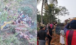 മലപ്പുറം വളാഞ്ചേരിയില്‍ ലോറി മറിഞ്ഞ് ഡ്രൈവറും സഹായിയും മരിച്ചു