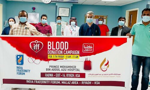 ഇന്ത്യ ഫ്രറ്റേണിറ്റി ഫോറം രക്ത ദാന ക്യാംപ് നടത്തി