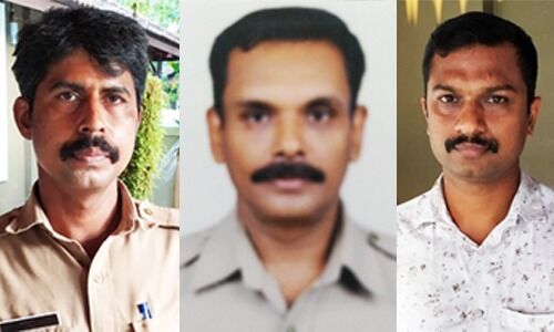 പുഴയിലെ കയത്തില് മുങ്ങിയ യുവതിക്കും പെണ്കുട്ടിക്കും രക്ഷകരായി പോലിസുകാര് പുഴയിലെ കയത്തില് മുങ്ങിയ യുവതിക്കും പെണ്കുട്ടിക്കും രക്ഷകരായി പോലിസുകാര്