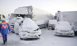 കനത്ത മഞ്ഞ് വീഴ്ച; ടെക്‌സസില്‍ 130 വാഹനങ്ങള്‍ കൂട്ടിയിടിച്ച് ആറ് മരണം