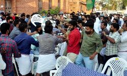 യുവജനക്ഷേമ ബോര്‍ഡിന്റെ പരിപാടിയിലേക്ക് യൂത്ത് ലീഗ് പ്രവത്തകര്‍ തള്ളിക്കയറി; സംഘര്‍ഷം
