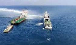 ഒഎന്‍ജിസിയുടെ കപ്പലിന് തീപിടിച്ചു; മൂന്ന് പേര്‍ മരിച്ച നിലയില്‍