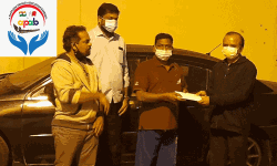 യാത്ര മുടങ്ങിയ മോഹനന് യാത്രാ ടിക്കറ്റ് നല്‍കി ആലപ്പുഴ പ്രവാസി അസോസിയേഷന്‍