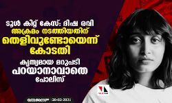 ടൂള്‍ കിറ്റ് കേസ്: ദിഷ രവി അക്രമം നടത്തിയതിന് തെളിവുണ്ടോയെന്ന് കോടതി; കൃത്യമായ മറുപടി പറയാനാവാതെ പോലിസ്