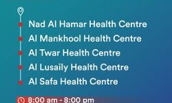 കോവിഡ് പരിശോധനക്കായി ദുബയില്‍ രണ്ട് കേന്ദ്രങ്ങള്‍ കൂടി