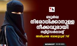ബുര്‍ഖ നിരോധിക്കാനുള്ള നീക്കവുമായി സ്വിറ്റ്‌സര്‍ലാന്റ്: അഭിപ്രായ വോട്ടെടുപ്പ് 7ന്