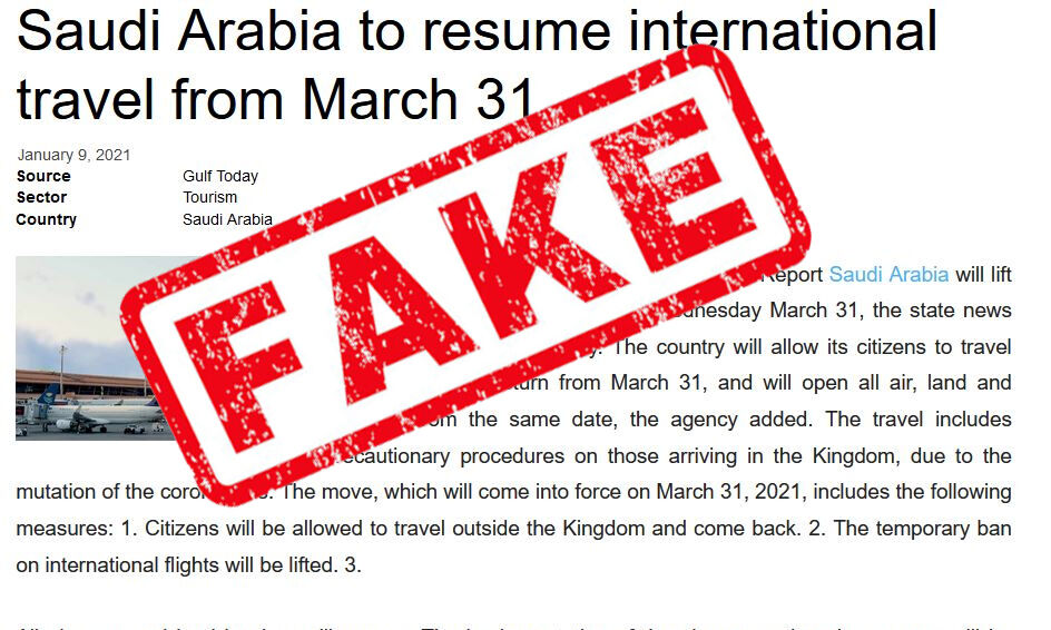 സൗദി വിമാന സര്‍വീസ് മാര്‍ച്ച് 31ന് പുനരാരംഭിക്കുമോ...?; പ്രചാരണത്തിന്റെ വസ്തുതയിതാ