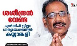 ശശീന്ദ്രന്‍ വേണ്ട; എന്‍സിപി ജില്ലാ നേതൃയോഗത്തില്‍ കയ്യാങ്കളി