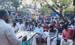 എഴുപതോളം ബിജെപി, കോൺഗ്രസ്​ പ്രവർത്തകർ സിപിഎമ്മിൽ ചേർന്നു