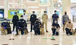 കൊവിഡ് രോഗികളെ കണ്ടെത്താന്‍ യുഎഇ പോലിസ് നായ്ക്കളെ രംഗത്തിറക്കി