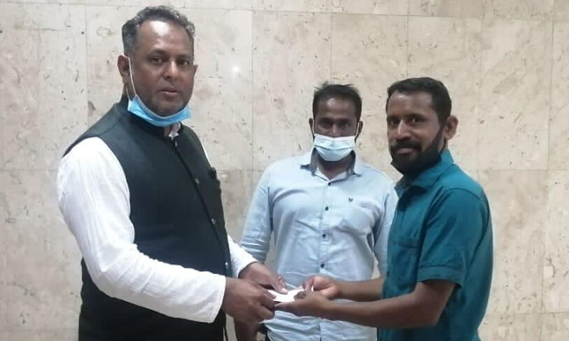 സോഷ്യല്‍ ഫോറം സഹായത്തില്‍ ഹുറൂബ് നീക്കി; സ്‌നേഹരാജ് നാടണഞ്ഞു