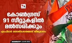 കോണ്‍ഗ്രസ് 91 സീറ്റുകളില്‍ മൽസരിക്കും; എംപിമാര്‍ മത്സരിക്കേണ്ടെന്ന് തീരുമാനം