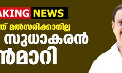 ധര്മടത്ത് മല്സരിക്കാനില്ല; കെ സുധാകരന് പിന്മാറി ധര്മടത്ത് മല്സരിക്കാനില്ല; കെ സുധാകരന് പിന്മാറി