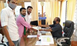 കുന്നത്ത് നാട് കൃഷ്ണന്‍ എരഞ്ഞിക്കല്‍ നാമ നിര്‍ദ്ദേശ പത്രിക സമര്‍പ്പിച്ചു