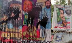 മന്ത്രി കടകംപള്ളി സുരേന്ദ്രന്റെ പ്രചാരണ ബോര്‍ഡുകളില്‍ കരി ഓയില്‍ ഒഴിച്ചു