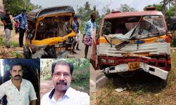 കടയ്ക്കലില്‍ ഓട്ടോയും ടിപ്പര്‍ലോറിയും കൂട്ടിയിടിച്ച് രണ്ടുമരണം