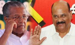 മാണി സി കാപ്പന്‍ വഞ്ചിച്ചെന്ന് മുഖ്യമന്ത്രി; ആര് ആരെ വഞ്ചിച്ചെന്ന് ജനങ്ങള്‍ക്കറിയാമെന്ന് കാപ്പന്റെ മറുപടി