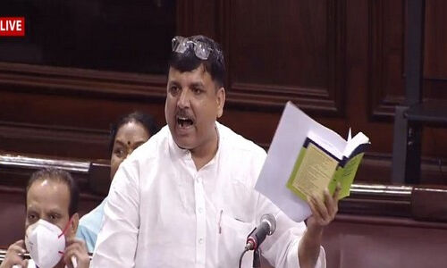 തലസ്ഥാന മേഖലാ ഭേദഗതി ബില്ലിനെതിരേ രാജ്യസഭയില്‍ പ്രതിഷേധം; ബില്ല് സെലക്റ്റ് കമ്മിറ്റിക്ക് വിടണമെന്നും പ്രതിപക്ഷം