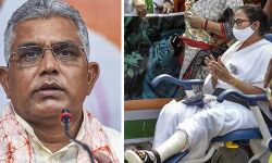 മമത കാലുകള്‍ പ്രദര്‍ശിപ്പിക്കാന്‍ ആഗ്രഹിക്കുന്നെങ്കില്‍ ബെര്‍മുഡ ധരിക്കട്ടെ; സ്ത്രീവിരുദ്ധ പരാമര്‍ശവുമായി ബിജെപി സംസ്ഥാന അധ്യക്ഷന്‍