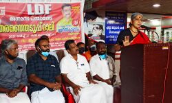 ഇടതുപക്ഷ സര്‍ക്കാര്‍ അധികാരത്തില്‍ വരേണ്ടത് അനിവാര്യം: ആനിരാജ